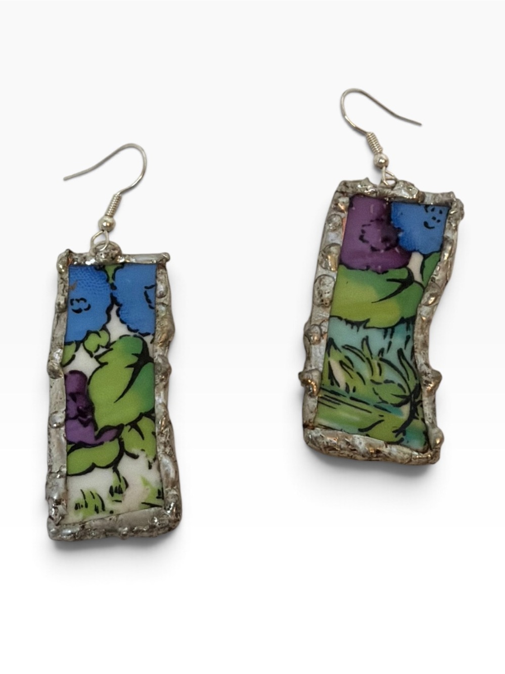 Grainsborough China Staffordshire Floral Earrings